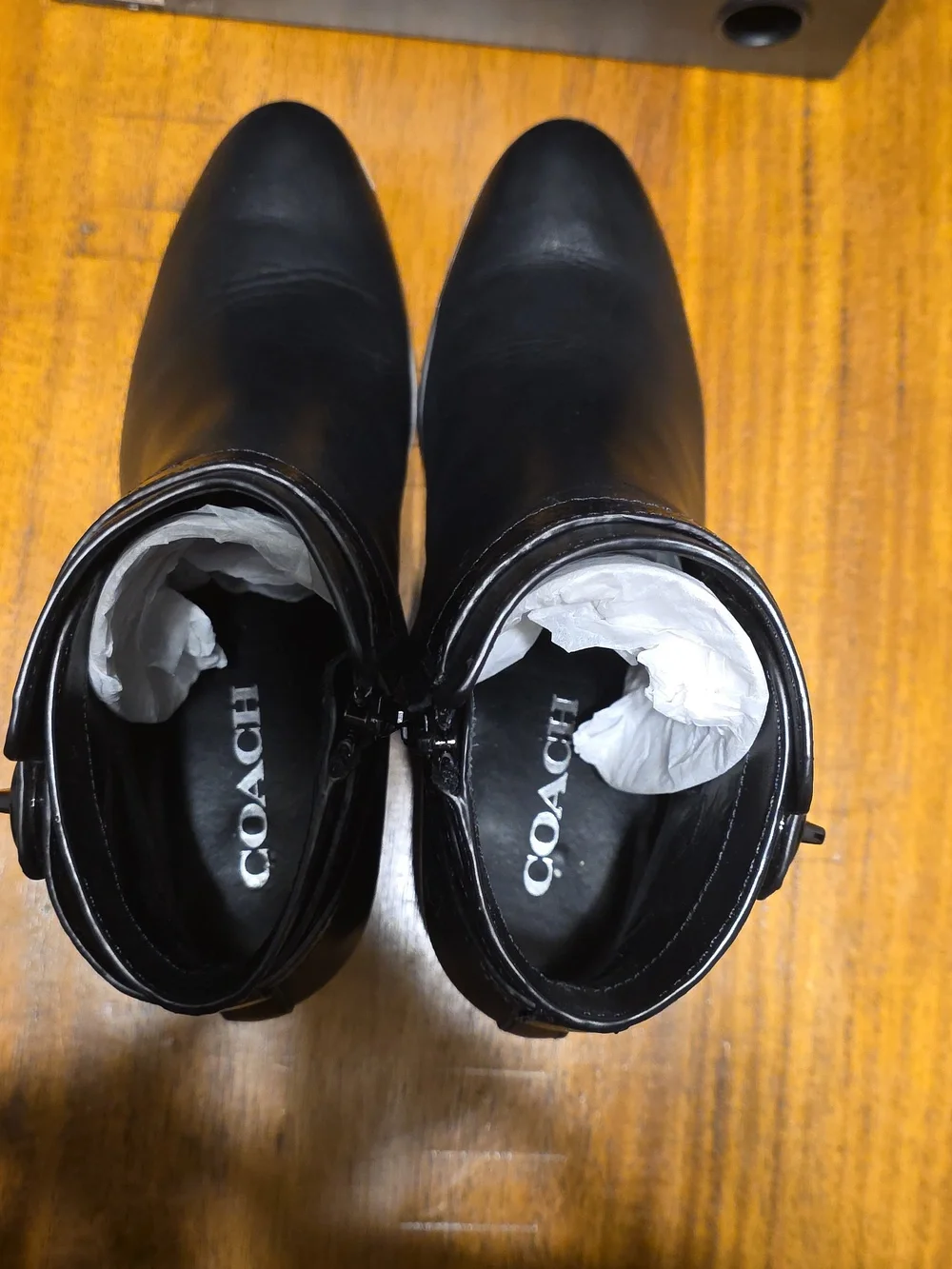 Coach Patricia leather ankle boots With Box And Book Style No. 34A00235-BBK - Picture 10 of 16